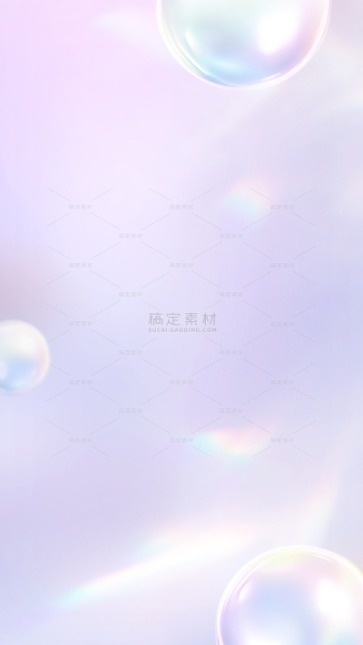 背景系列梦幻感立体泡泡圆球背景