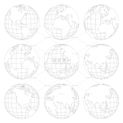 宇宙系列简约星球地图元素组合（td）