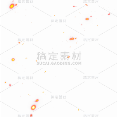 特效通用红色火花元素素材