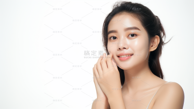 美容护肤模特人像图片