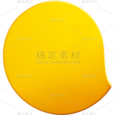 3D彩色对话框贴纸