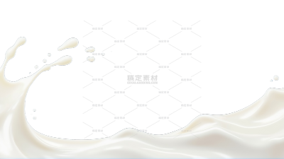 特效系列牛奶溅起贴纸（td）