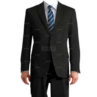 服饰系列实景感不露脸男士半身像