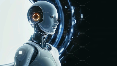 科技风通用机器人科技宇宙背景图片素材