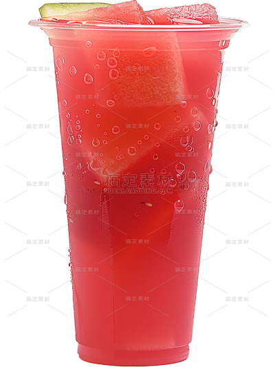 夏季果蔬通用实景西瓜饮料元素素材