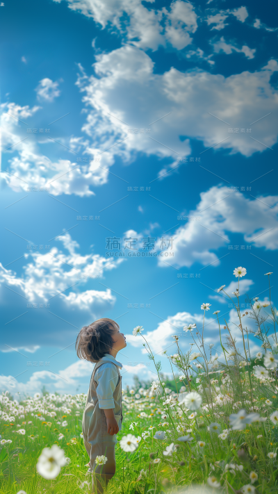儿童节通用实景儿童成长背景图片素材