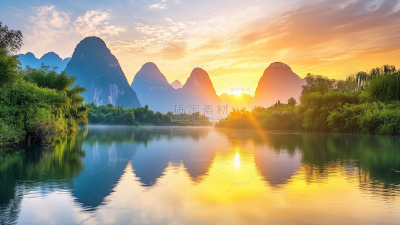 常规通用山水风光实景图片