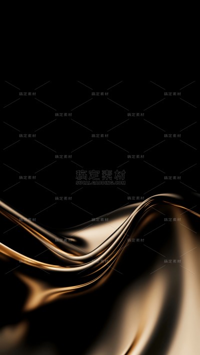 背景系列黑金绸缎背景