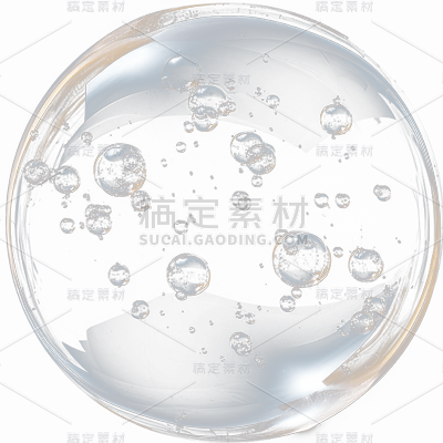 透明彩色气泡贴纸