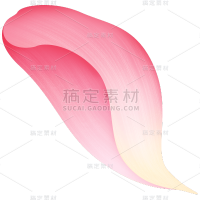 花瓣元素简约贴纸