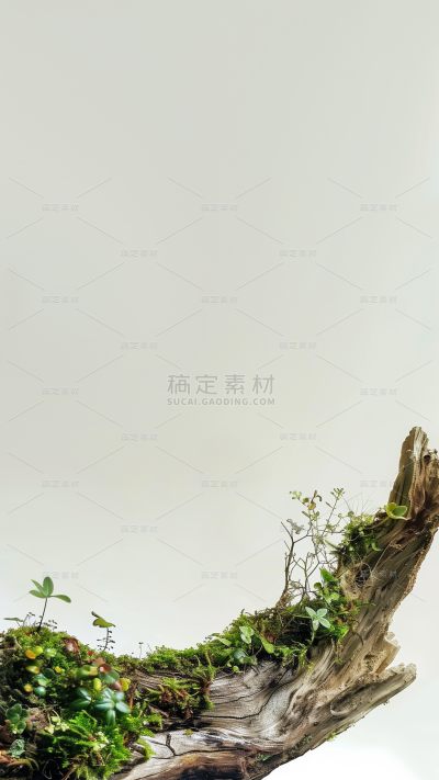 风光系列实景木头造景通用背景素材