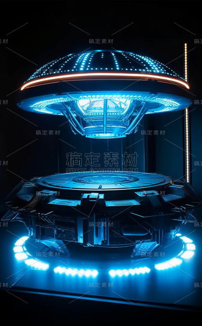 机械感创意科幻科技背景
